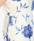 ფოტო #5 პროდუქტის Plus Size Floral Strap Maxi Dress