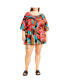 ფოტო #1 პროდუქტის Plus Size Erica Print Jumpsuit