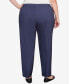 ფოტო #2 პროდუქტის Plus Size A Fresh Start Dark Denim Pull On Short Length Pants