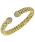 Diamond Mesh Cuff Bracelet (1/2 ct. t.w.) in Sterling Silver or 14k Gold-Plated Sterling Silver