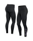 ფოტო #1 პროდუქტის Women's Black Colorado Rockies Wordmark Stack Leggings