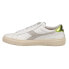 Diadora Montecarlo H Pieno Fiore Wax Lace Up Womens White Sneakers Casual Shoes