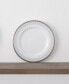 Silver Colonnade 4 Piece Bread Butter/Appetizer Plates Set, Service for 4