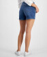 ფოტო #2 პროდუქტის Women's Greenwich Buttoned-Pocket Denim Sailor Shorts
