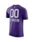 Фото #2 товара Men's Jordan Clarkson Purple Utah Jazz 2023/24 City Edition Name and Number T-shirt