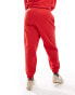 Фото #4 товара ASOS Weekend Collective Curve varsity oversized jogger in red