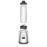 MOULINEX LM15FD10 Mini-Mixer 2 Flaschen zum Mitnehmen aus hochwertigem Tritan, kompakt, abnehmbare Klingen, leicht zu reinigen