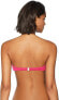 Фото #2 товара Minkpink 262248 Women Lola Tie-Front Bandeau Bikini Top Swimwear Size Medium