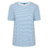 PIECES Ria Fold Up Stripes short sleeve T-shirt