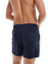 Tommy Jeans heritage crinkle nylon swim short in navy