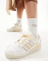 Фото #5 товара adidas Originals Forum Low CL trainers in off white and beige