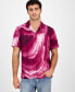 Фото #1 товара Men's Smoke Stream Short Sleeve Button-Front Camp Shirt, Created for Macy's