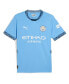 Фото #2 товара Men's Light Blue Manchester City 2024/25 Home Replica Jersey