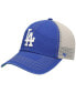 ფოტო #2 პროდუქტის Men's Royal Los Angeles Dodgers Logo Trawler Clean Up Trucker Snapback Hat