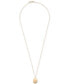 Фото #3 товара Wrapped diamond Aries Constellation 18" Pendant Necklace (1/20 ct. tw) in 10k Yellow Gold, Created for Macy's