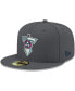 Men's Graphite Tennessee Titans Alternate Logo Storm Ii 59Fifty Fitted Hat