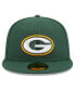 Men's Green Green Bay Packers Main Patch 59FIFTY Fitted Hat
