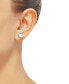 ფოტო #2 პროდუქტის Cultured Freshwater Pearl (7mm) & Diamond (1/8 ct. t.w.) Stud Earrings in 14k Gold