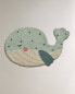 Children’s whale bath mat