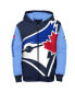 ფოტო #2 პროდუქტის Big Boys Navy, Light Blue Toronto Blue Jays Postcard Full-Zip Hoodie Jacket