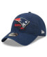 Фото #4 товара Men's Navy New England Patriots OTC 2022 Sideline 9TWENTY Adjustable Hat