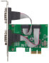 Фото #5 товара Manhattan PCI Express Card - 2x Serial DB9 ports - 2.5 Mbps - x1 x4 x8 x16 lane buses - Standard/Low Profile PCI - Three Year Warranty - Box - PCIe - Serial - CE - FCC - 2.5 Gbit/s - 68 mm - 120 mm