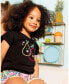 Girl Organic Cotton Jersey Top Black - Toddler|Child