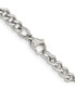 ფოტო #3 პროდუქტის Stainless Steel 5.3mm Round Curb Chain Necklace