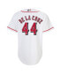 ფოტო #3 პროდუქტის Toddler Boys Elly De La Cruz White Cincinnati Reds Home Replica Jersey