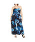 Фото #1 товара Plus Size Abigail Print Jumpsuit