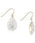 ფოტო #1 პროდუქტის Crystal Pavé Teardrop Cluster Drop Earrings in 10k Gold