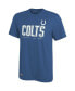 Фото #1 товара Men's Royal Indianapolis Colts Prime Time T-shirt