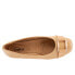 Фото #8 товара Trotters Sizzle T1251-180 Womens Beige Narrow Leather Ballet Flats Shoes 6