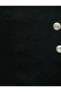 Фото #6 товара Брюки женские Koton высокая талия с карманами и деталями на пуговицах