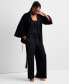 Фото #1 товара Women's 3-Piece. Fluid-Knit Pajama Set, Created for Macy's