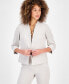 ფოტო #3 პროდუქტის Women's Zip-Pocket Cuffed-Sleeve Jacket