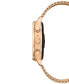 ფოტო #2 პროდუქტის Unisex CZ Smart Wear OS Rose Gold-Tone Stainless Steel Mesh Bracelet Smart Watch 41mm