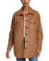 Blank Nyc Let's Get Lost Wool-Blend Shacket Women's Brown Xs