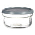 Круглая коробочка для завтраков с крышкой Серый Пластик 415 ml 12 x 6 x 12 cm (24 штук)