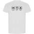 ფოტო #1 პროდუქტის KRUSKIS Sleep Eat And Bike ECO short sleeve T-shirt