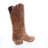 Фото #8 товара Abilene Boots 9114 Womens Brown Leather Slip On Cowboy Western Boots