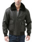 Фото #2 товара Men G-1 Leather Flight Bomber Jacket