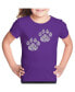 ფოტო #1 პროდუქტის Big Girl's Word Art T-shirt - Cat Mom