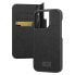 Black Rock Wallet 2in1 für Apple iPhone 14 Pro Premium Leather Schwarz