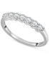 Фото #1 товара Diamond Seven Stone Wedding Band (1/3 ct. t.w.) in Platinum