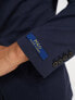 Фото #2 товара Polo Ralph Lauren unlined tailored 2 pocket stretch chino sportscoat in navy co-ord