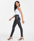 Фото #5 товара Women's Faux-Leather Skinny Pants, Created for Macy's