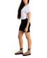 Фото #3 товара Women's Short-Sleeve Ruched Mini Dress