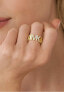 Luxury gold-plated ring with zircons MKJ7961710