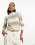 Фото #1 товара Threadbare Chloe turtle neck jumper in neutral ombre